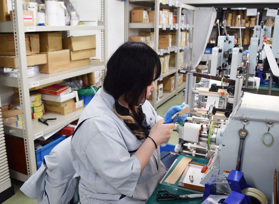 A.Nさんが仕事をしている様子