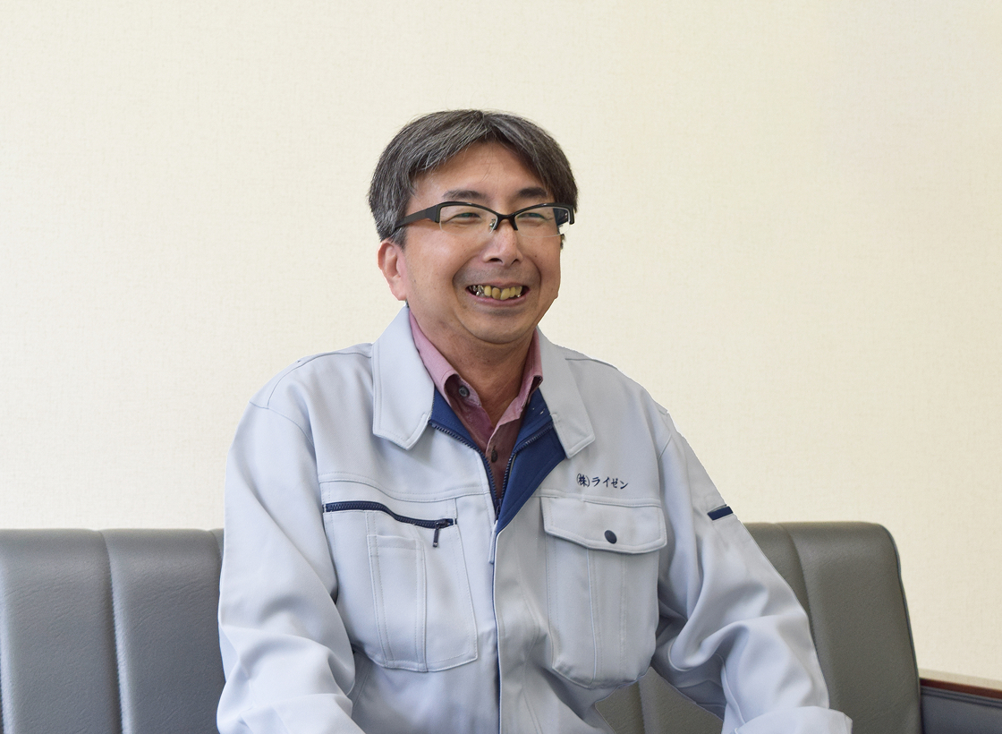 T.Yさんが取材を受けている様子